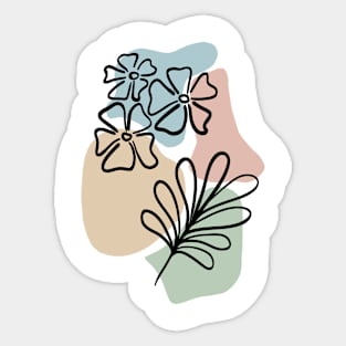 Boho Floral Sticker